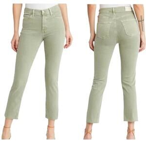 Edwin Womens Bree Hi Waist Skinny Ankle Jeans Stretch - Sage - Size 25 - $168